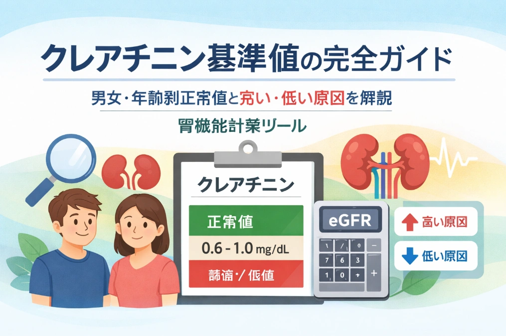 クレアチニン基準値の完全ガイド